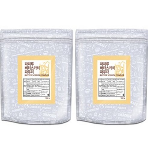 파피루 버터스카치 파우더 1kg 2개세트/가공제과 제빵재료, 2개