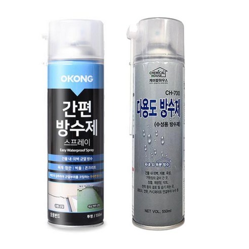 오공 간편 방수제 스프레이 다용도 방수제 550ml, 케미칼 다용도 방수제 550ml, 1개