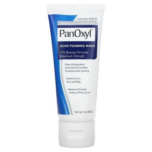 PanOxyl 여드름 포밍 워시 벤조일퍼옥사이드 10% 맥시멈 스트렝스 85G 3OZ), 8505g, 1개