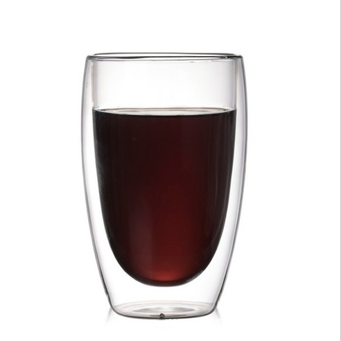 MIRTS 내열유리컵 예쁜유리컵, 450ml