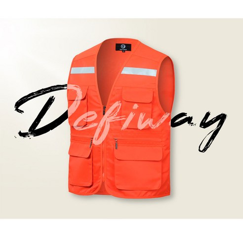 진행요원 스태프 행사 도우미 집회 안전 신호수 트윌반사 브이넥조끼 DS56 ( 마크인쇄가능 ), 레드, 1개