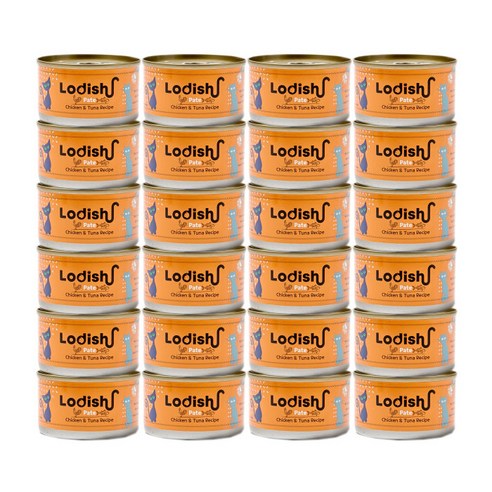 로디시 고양이 습식사료 주식캔, 24개, 파테 치킨&참치, 85g