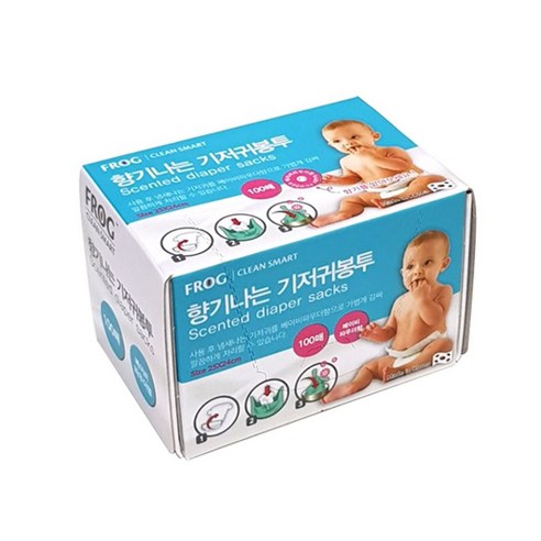 향기나는 기저귀봉투(100매) 베이비파우더향 위생봉투 tls*811Bo 수량, 1 섬네일