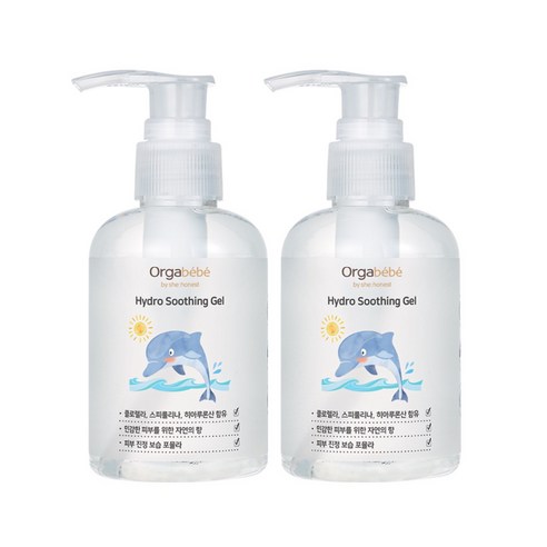 오가베베 히알루론산 아기 수딩젤 150ml 유아 신생아 진정, 2개
