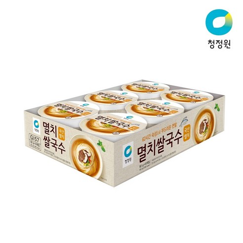 청정원 멸치 컵쌀국수 92g x 6개(6번들), 6개