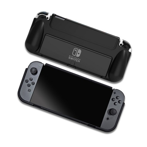 닌텐도 switch OLED 그립 커버 케이스, 블랙 (1-NS-1001), 1개 닌텐도스위치oled 닌텐도 switch OLED 그립 커버 케이스, 블랙 (1-NS-1001), 1개 닌텐도스위치oled
