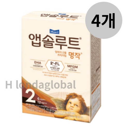 매일 앱솔루트 프리미엄 명작 스틱 분유 2단계 20p x4