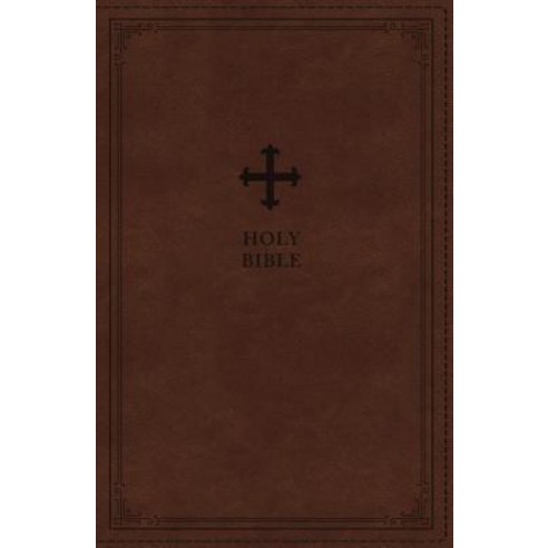Nrsv Catholic Bible Gift Edition Leathersoft Brown Comfort Print: Holy Bible Imitation Leather, Catholic Bible Press