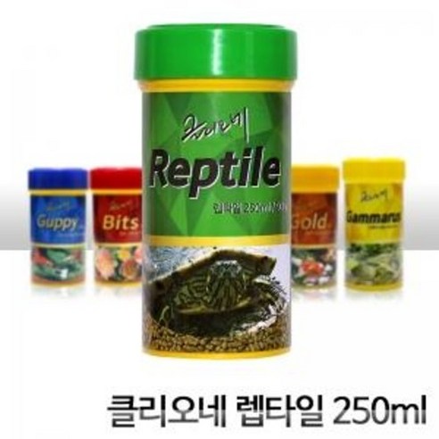 클리오네 렙타일 250ml/90g / 거북이 전용사료, 90g, 1개
