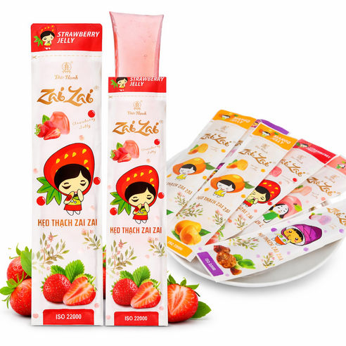 쫀득쫀득 롱스틱 과일젤리 대용량 20p