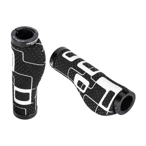 1 쌍 MTB 산악 자전거 고무 핸들 바 잠금 그립 고정 그립, {"사이즈":"132X42mm"}, {"수건소재":"알루미늄 합금+고무"}, 하얀색
