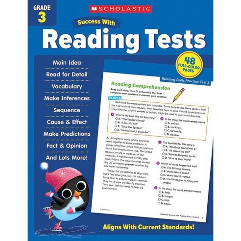 Scholastic Success with Reading Tests Grade 3, Tests 3, Scholastic Teaching Resources