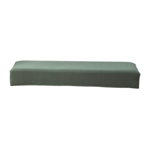 세련된 폴리에스터 자카드 직물 벤치 커버 벤치 Slipcover 전체 보호, 녹색