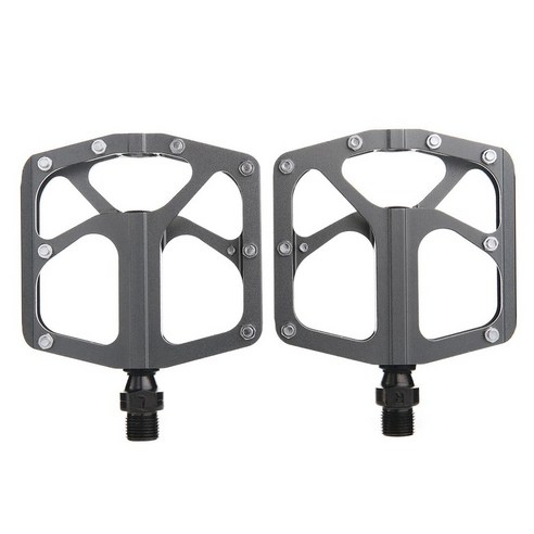MTB 산악 자전거 페달 도로 자전거 초경량 알루미늄 합금 3 베어링 페달 풋 페달 티타늄, 하나, 보여진 바와 같이