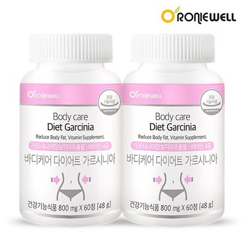로니웰 바디케어 다이어트 가르시니아, 2개, 60정