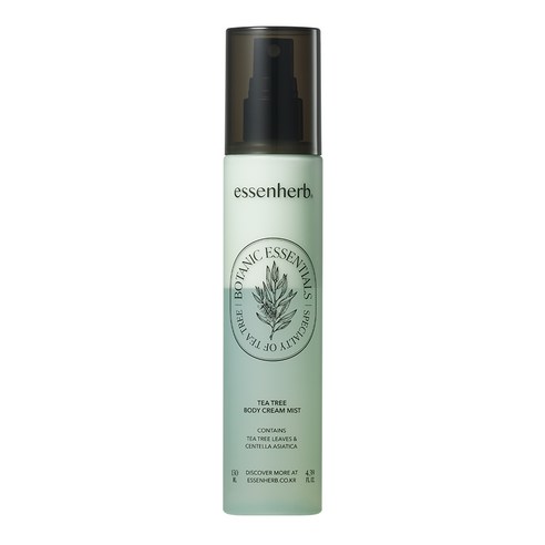에센허브 티트리 바디 크림 미스트, 1개, 130ml