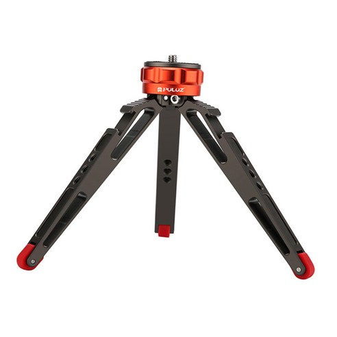 라이브 스트림 메이크업 Vlogging 라이브를 위한 스탠드 디지털 카메라 폰 삼각대, 16.5x4.5cm., 검은 색, 알루미늄 합금