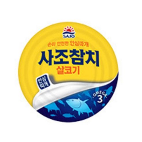 사조 살코기참치 (안심따개) 100g X 6캔, 4개