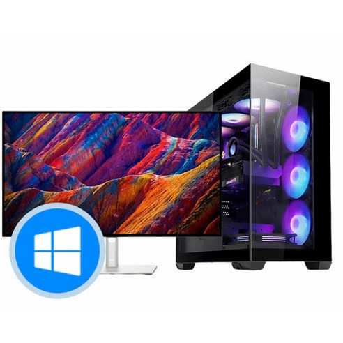 [FORYOUCOM] 7500F_RTX 4060 Ti 윈도우 + 모니터 포함 조립PC 컴퓨터 데스크탑, 단일속성