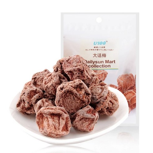 U100 임산부 간식 말린 매실 건매실 화메이, 45g, 6개 - 기타말린과일 | 쿠팡