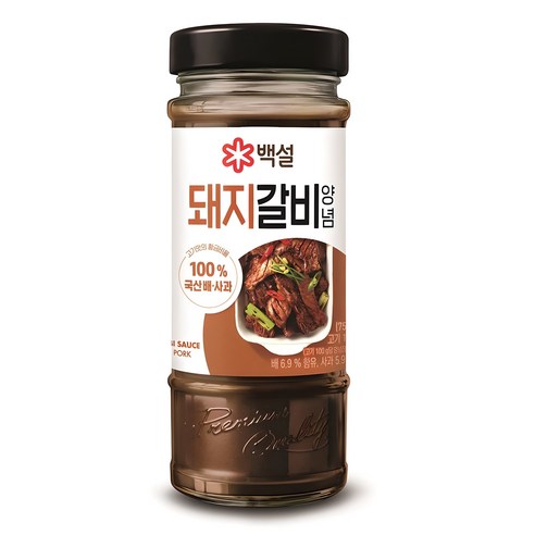 백설 돼지갈비양념, 500g, 1개