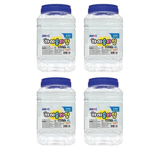 아모스 대용량 물풀, 4L, 4개 - 물풀 | 쿠팡