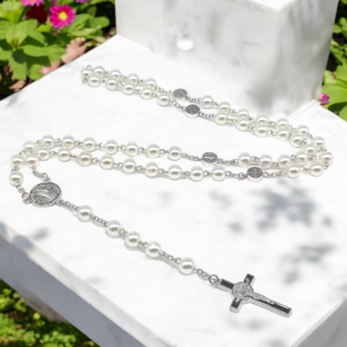 신성한 여정을 위한 동반자, 트루윈드 진주 5단 묵주 성물