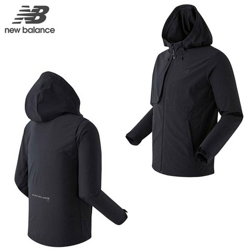 뉴발란스 남여공용 스트레치 우븐자켓 바람막이 블랙 NBNAC41313-19