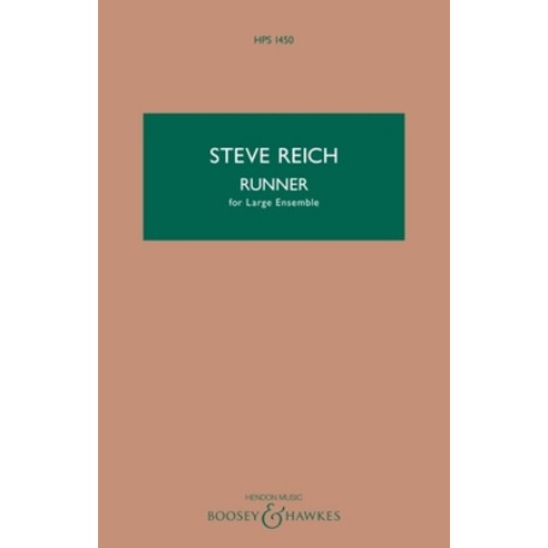 Runner: For Large Ensemble Study Score Paperback, Boosey & Hawkes Inc, English, 9781705140246