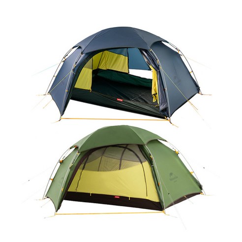 네이처하이크 클라우드 피크2 캠핑 백패킹 텐트, NH19K240-Y 20D 그린 (이너텐트 T형 지퍼)