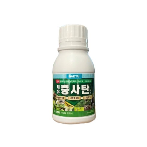 코리아아그로 해충싹플러스 200ml – 유기농 해충 관리 액제 (1개) 충사탄