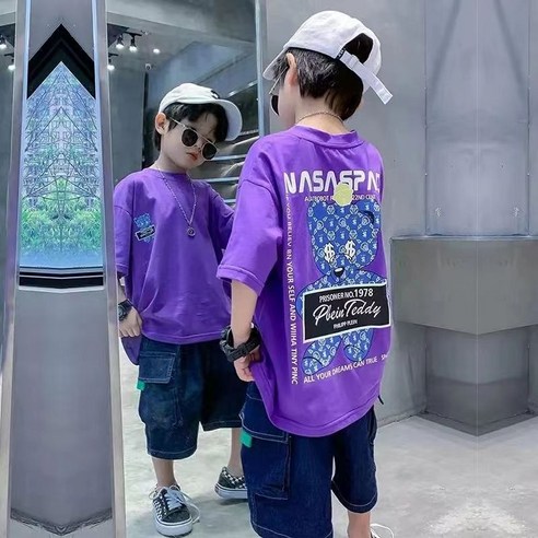 베베초롱 초등학생 상하복세트: 여름철 자녀분의 편안함과 세련됨