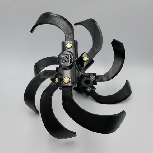 아세아 관리기 부품 로타리날 로타리축 조합 중경제초기 8발 좌우세트, 1세트