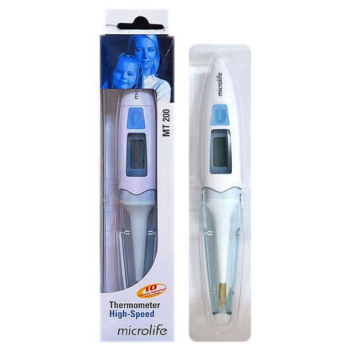 마이크로라이프 접촉식 디지털 10초 전자체온계 MT-200, 정확하고 신속한 체온 측정