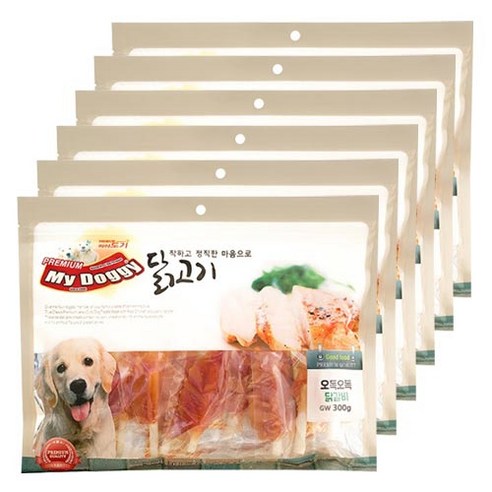 마이도기 착한 애견간식 300g, 6개, 닭갈비 300g