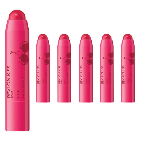 레브론 키스 밤 2.6g, 030 Sweet Cherry, 6개