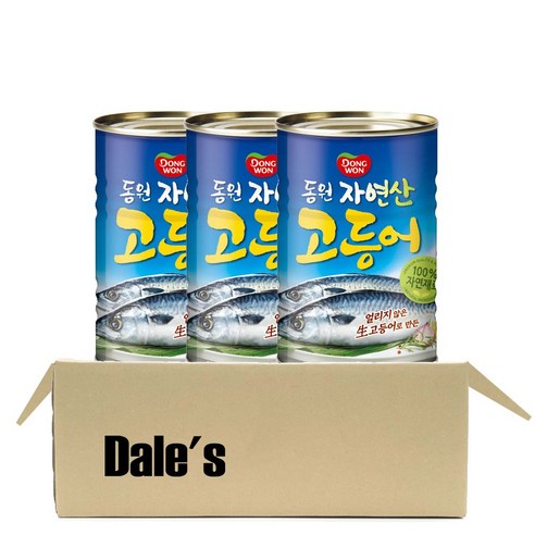 데일즈기획 동원 고등어 캔 통조림, 300g, 3개