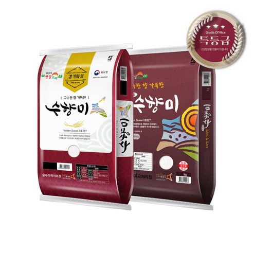 푸드조아 [푸드조아]수향미 특 10kg 골든퀸 3호 (23년산), 3개
