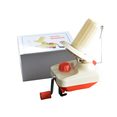SMABAT 가정용 수동 울와인더 실 감는 기계 뜨개질 우산 모양 원사 문자열 공작 가정 수공예 용품 빨간색, 6개