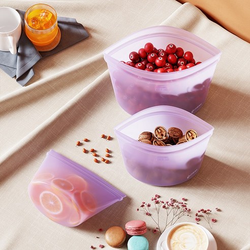 환경을 생각하는 실리콘 지퍼백