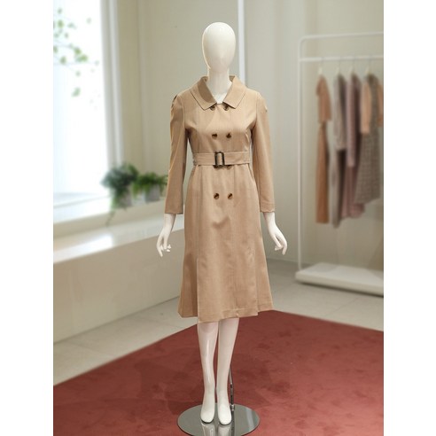 올리브데올리브 스티치 포인트 트렌치 원피스 OH2SO653(1581269)