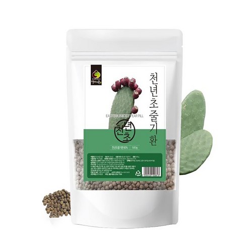 엄마애손 천년초줄기환 500g, 1개, 단품