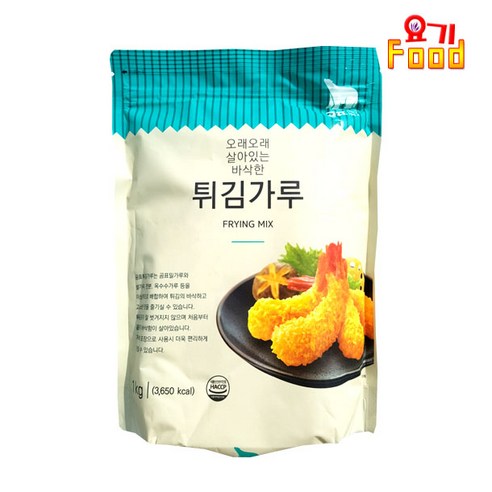 요기푸드 대한제분 곰표 튀김가루 1kg, 2개