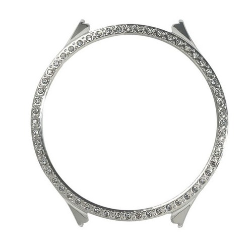 우먼스9999 갤럭시워치 5 전용 큐빅 케이스, 2. 실버44mm