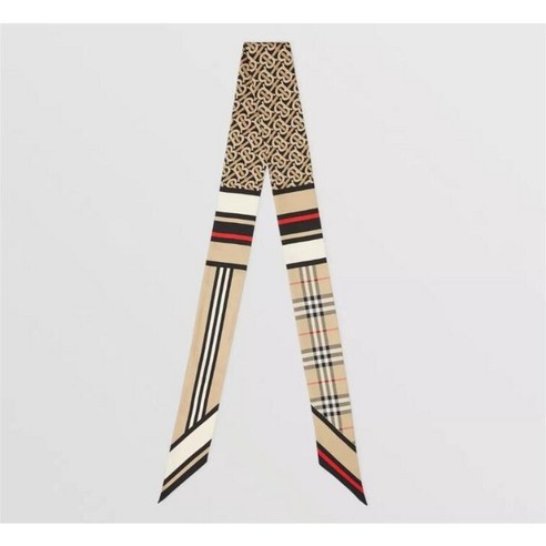 버버리의 우아함에 흠뻑 빠지게 할 몽타주 프린트 실크 스카프