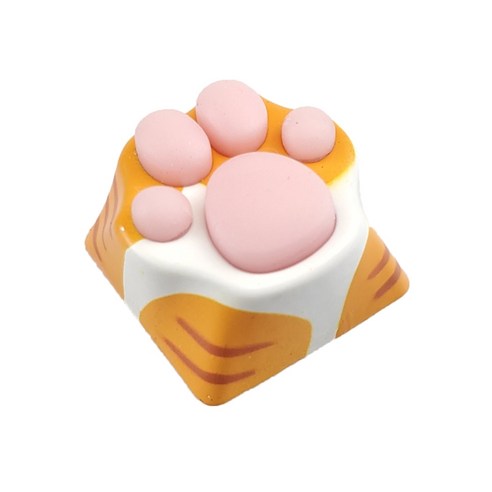 고양이 발 패드 기계식 키보드 키 캡을위한 성격 금속 키티 발 제인, [02] A, A, 1개