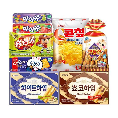 12_핫템 간식 맛있는 이야기 (행복 가득! 가성비 폭발 세트) [홈런볼 콘칩 맛동산 에이스 초코하임]