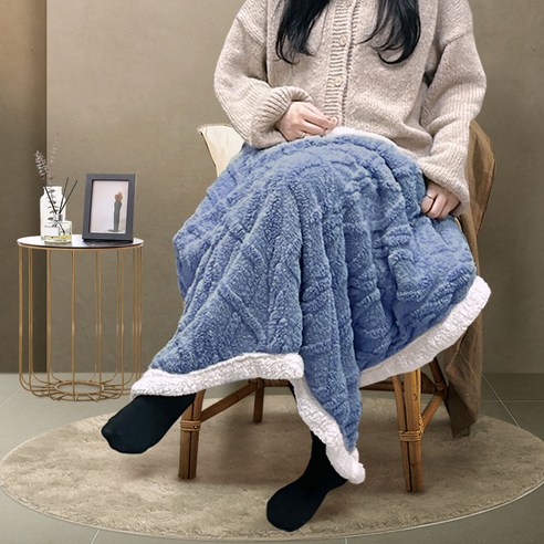 카스테라 뽀글이 무릎담요 두툼한 양털 크리스마스선물 담요