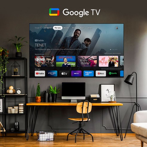 75인치 퀀텀닷 구글 TV 스마트 TV, 10년 AS 보장