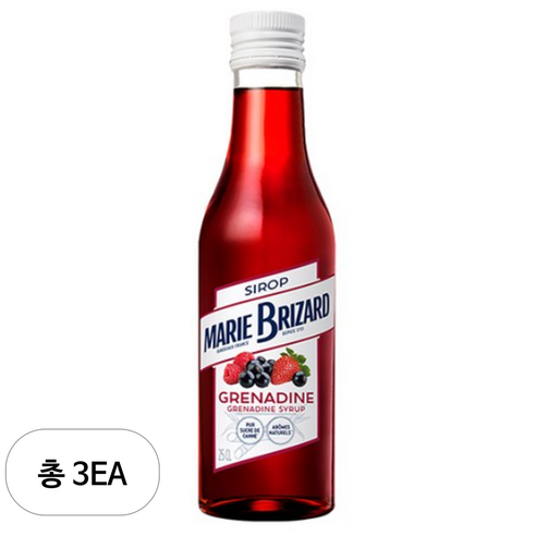 마리브리자드 그레나딘 시럽, 250ml, 3개